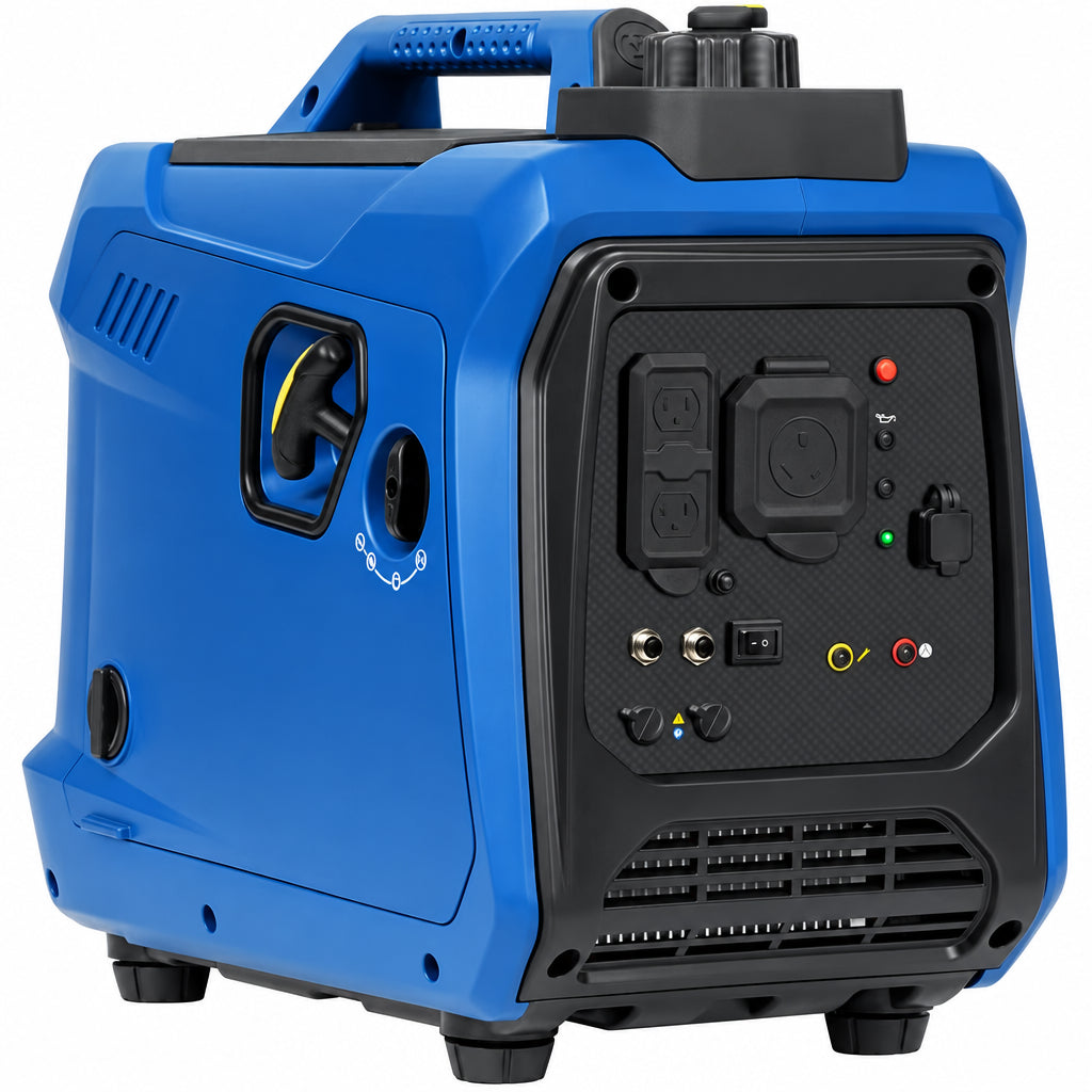 2,550-Watt Gas Powered Portable Inverter Generator with Recoil Start, Quiet Technology, CO Sensor