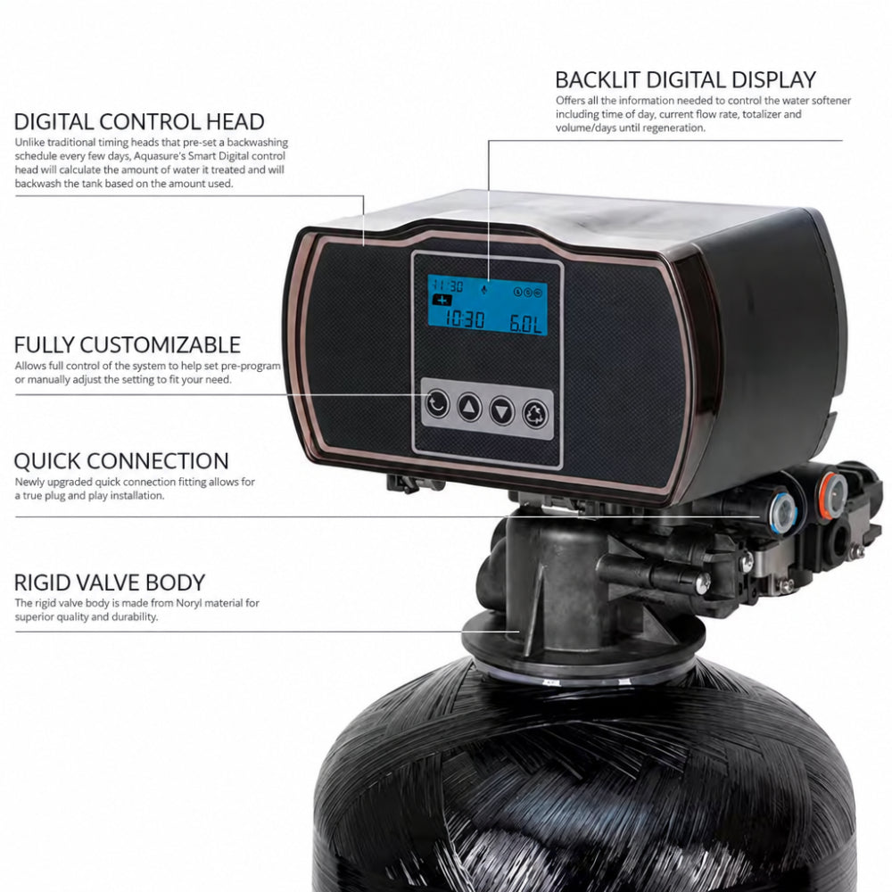 Whole House Filtration with 64,000 Grain Water Softener, Reverse Osmosis System and Sediment-Gac Pre-Filter