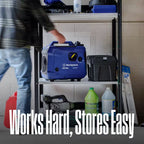 2,550-Watt Gas Powered Portable Inverter Generator with Recoil Start, Quiet Technology, CO Sensor