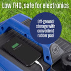 2,550-Watt Gas Powered Portable Inverter Generator with Recoil Start, Quiet Technology, CO Sensor