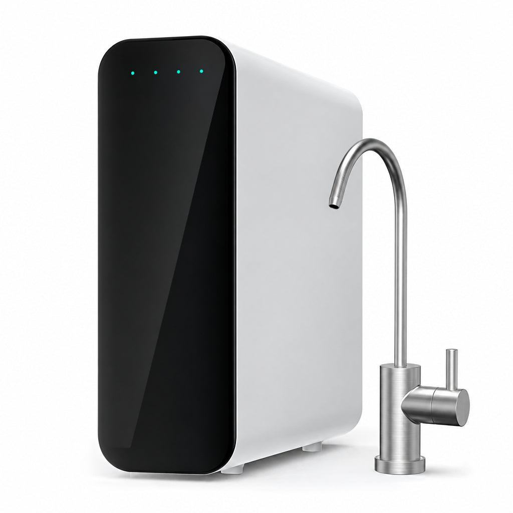 Under Sink Water Filtration System 3-Stage Tankless Ultra-Filtration System with Faucet Smart Panel with Light Indicator