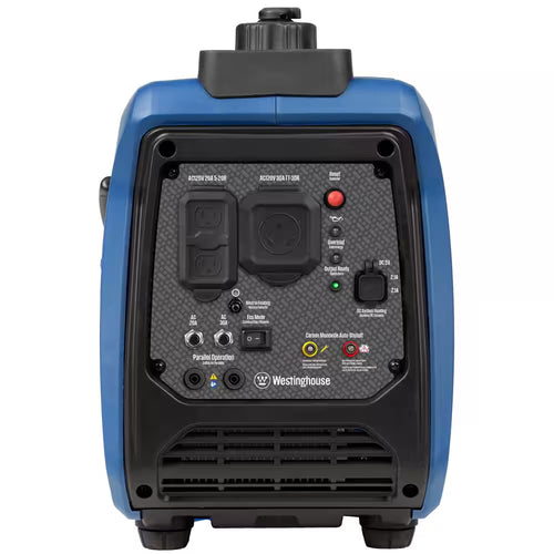 2,550-Watt Gas Powered Portable Inverter Generator with Recoil Start, Quiet Technology, CO Sensor