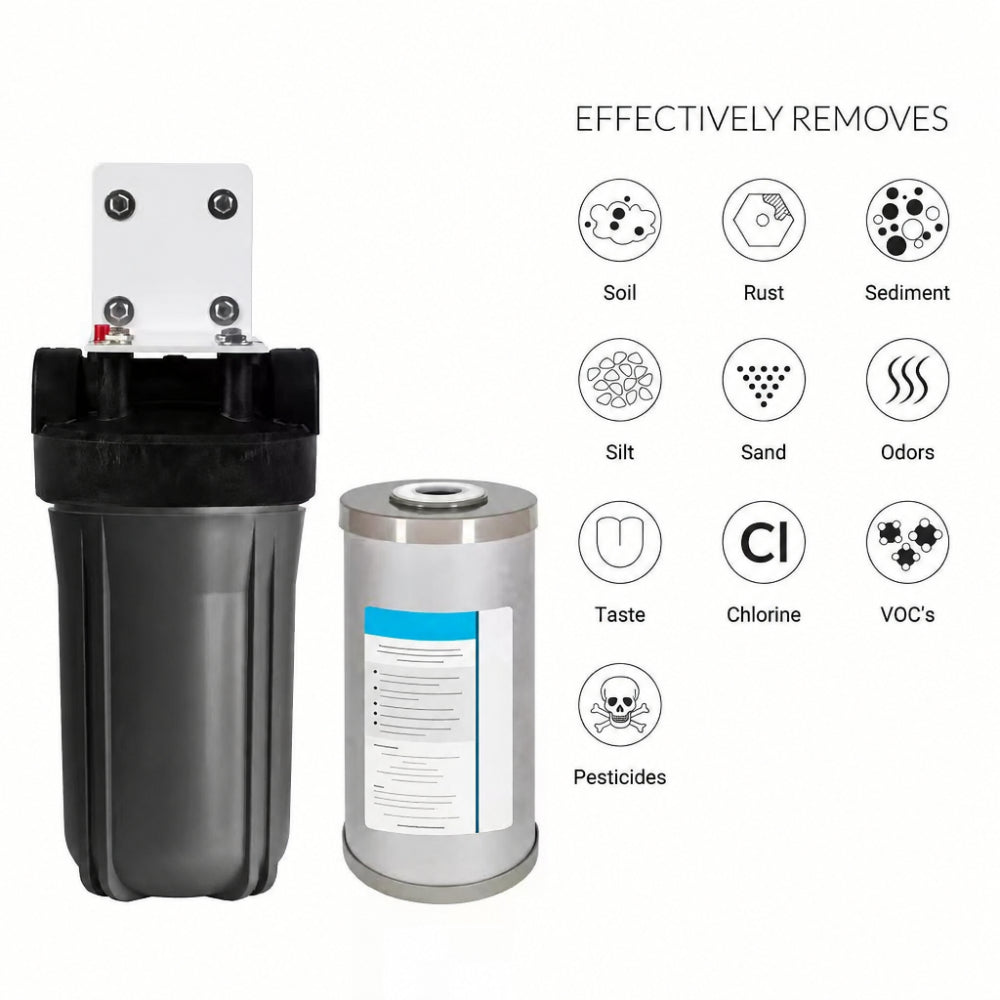 Whole House Filtration with 64,000 Grain Water Softener, Reverse Osmosis System and Sediment-Gac Pre-Filter